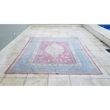 Alfombra Autentico Dhurry Jaipur Hecho A Mano + Certificado 