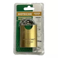 Candado De Seguridad Con 2 Llaves 50mm Hoteche