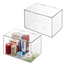 Mdesign - Caja De Almacenamiento Apilable De Plástico Para B