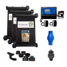 Kit Aquecimento Solar Piscina 6x3 20 Placas 3m+control+válvs