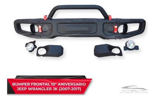 Defensa Facia Bumper Jeep Jk Delantero 10 Aniversario Foto 2