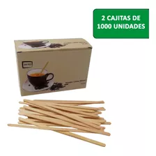 Removedor Madera Para Café Cajita De 1000 Uni Pack 2 Cajas