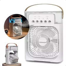 Ar Condicionado E Ventilador Frio Silencioso Mini Portátil Cor Mini Ar Branco