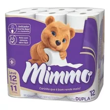 Papel Higiênico Mimmo Folha Dupla Neutro 30m Lv12 Pg11 Rolos