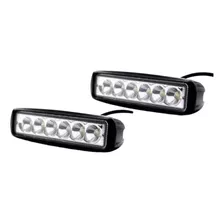 Lampara Led Caminero Cree 6 Led Auto Omnibus Camion X2