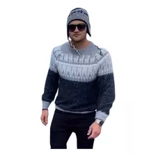 Sweaters Pullover Hojita Lana De Alpaca -x12 Surtidos S M L