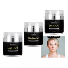 3 Peças De Creme Hidratante Retinol Mabx 2,5% 50ml L