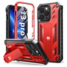 Funda Soios Para iPhone 13 Pro-rojo