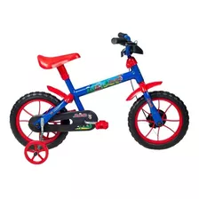 Bicicleta Infantil Verden Bicicleta Infantil Aro 12 Criança Menina E Menino Freio Tambor Cor Azul/vermelho Com Rodas De Treinamento