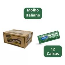 12 Caixas Molho Italiano P/salada Lanchero C/152 Un. De 8g