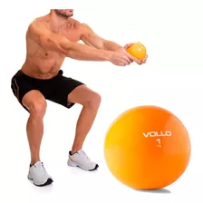 Bola Tonificadora Com 1kg Pilates Yoga Funcional Vollo