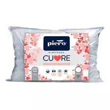 Almohada Piero Cuore 90x50 Fibra Con Corazón De Espuma