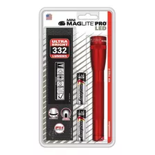 Linterna Maglite Mini Pro Led + Funda 332 Lumens 172mts Roja