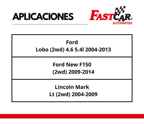 2 Amortiguadores Delanteros Lincoln Mark Lt 2wd 2004 2009 Foto 4