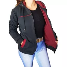 Blusa De Frio Moleton Grosso Toda Forrada Feminina