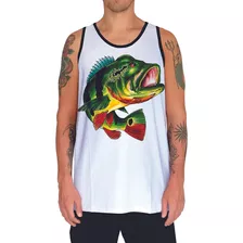 Camiseta Regata Animal Peixe Tucunaré Lago Rio Fish 5