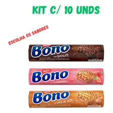 Biscoito Bolacha Recheio Bono 126g - Kit C/ 10 Unds