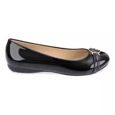 Zapato Ballerina Piazza Mujer Negro