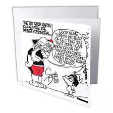 Sean Boley Santa Goes Commercial Greeting Card 6 X 6