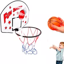 Set Aro De Baloncesto Tablero Pared Canasta Basketball Niños