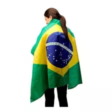 Capa Bandeira Do Brasil Costas Corpo Copa Do Mundo Torcedor