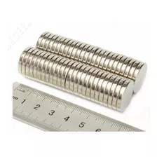 Pack 2 Imanes De Neodimio Disco 20mm X 3mm N52