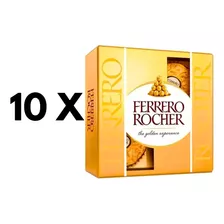 Kit Chocolate Ferrero Rocher T4 - 10 Caixas / 4 Bombons Cada