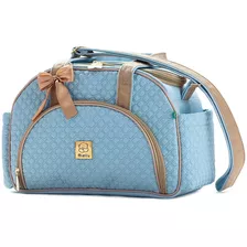 Bolsa Maternidade Pequena Bebe Menina Menino Miellu - Pópeti Cor Azul-claro