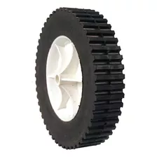 335085 8-inch Plastic Wheel Gear Tread, Black