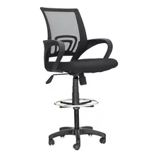 Silla De Oficina Alta Adara Cajera - Ergoclass® Color Negro