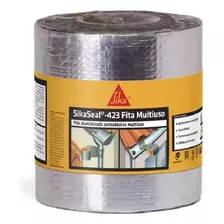 Fita Autoadesiva Aluminio Sikaseal 423 Multiuso - 15cm X 10m