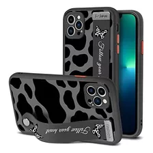 Funda Aigomara Para iPhone 13 Pro Max-estampado De Vaca