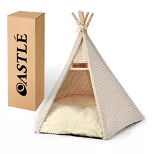 Oastlé Dog & Cat Teepee, Cama De Tipi Para Mascotas Pequeñas