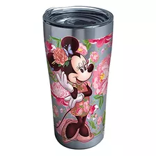 Vaso Aislado De Acero Inoxidable Floral De Minnie Mouse...