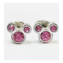 Aros Mickey Con Piedra Swarovski Original Disney Parks