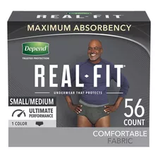 Depend Real Fit Bragas De Incontinencia Para Hombres, M&aacu