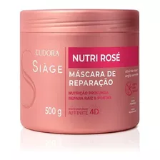 Máscara Capilar Nutri Rosé 500g Siàge Eudora - Lançamento