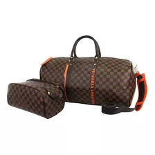 Kit Bolsas Feminina Masculina Necessaire E Mala Viagens Luxo