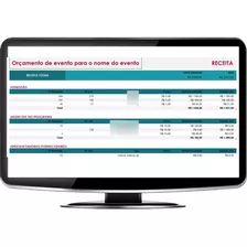 Planilha Controle - Orçamento De Eventos Em Geral