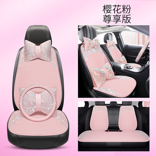 Funda Para Volante De Coche Volante Con Strass Surcoreano Pl