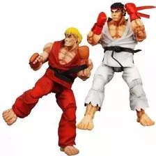 Ken Guile E Ryu Street Fighter Original Neca 18 Cm