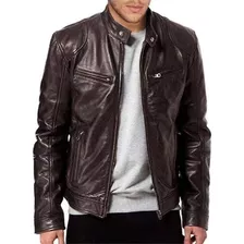 Chamarra Biker Slim Para Hombre