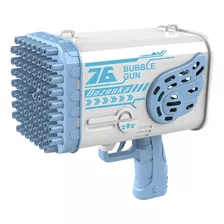 Máquina Lança Bolhas Automático 76 Furos Bazooka Rainbow