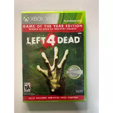 Left 4 Dead Game Of The Year Edition Xbox 360 Sellado