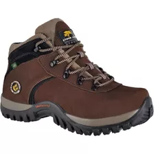 Bota Adventure Masculina Couro Resistente Durável Conforto