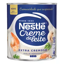 Creme De Leite Esterilizado Extra Cremoso Homogeneizado Bate Chantilly Nestlé Lata 280g