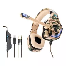 Auriculares Gamer Con Microfono Y Led Para Pc Ps Ovleng Gt98