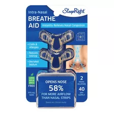 Sleepright Dilatador Intra-nasal Breathe Aids Duas Unidades