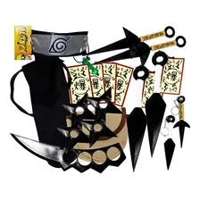 Kit Ninja Naruto Kunai Colar Shuriken Bandana Minato K237