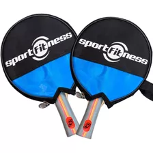 Raquetas Ping Pong Sport Fitness + Estuche Tenis Mesa X2und